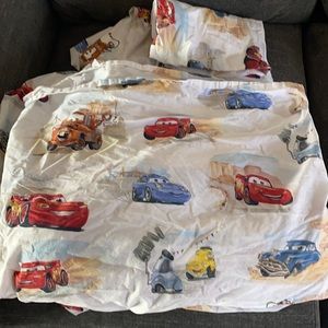 Pottery Barn kids Cars sheet set